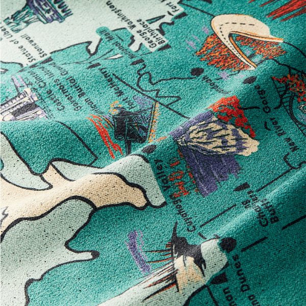 Original Towel: National Parks and Monuments Map Online - Image 2