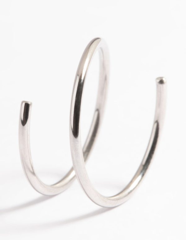Surgical Steel Double Twist Nose Ring Cheap - Image 2