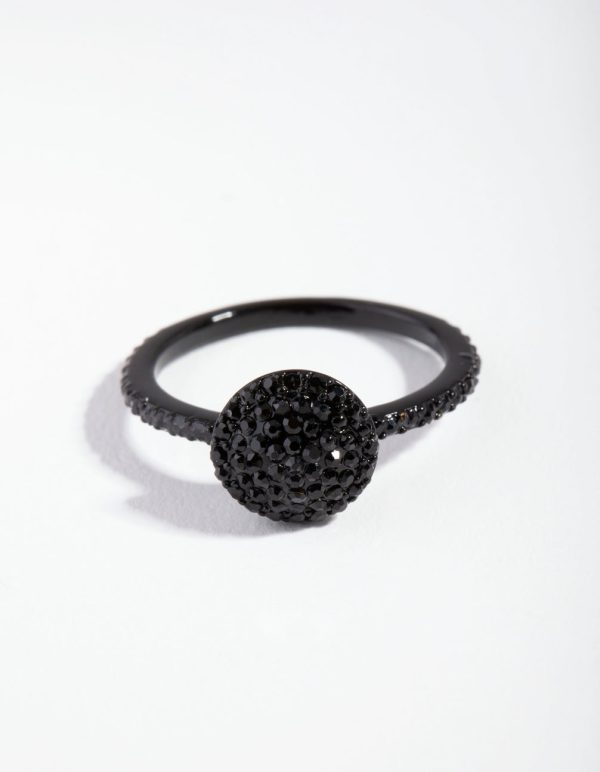 Diamante Round Lolly Ring Online now - Image 2