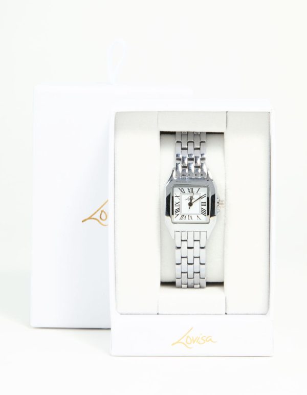 Silver Small Vintage Square Watch Sale - Image 3