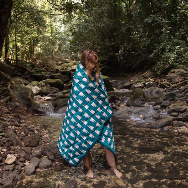 Puffer Blanket: Summit Green Cheap - Image 4