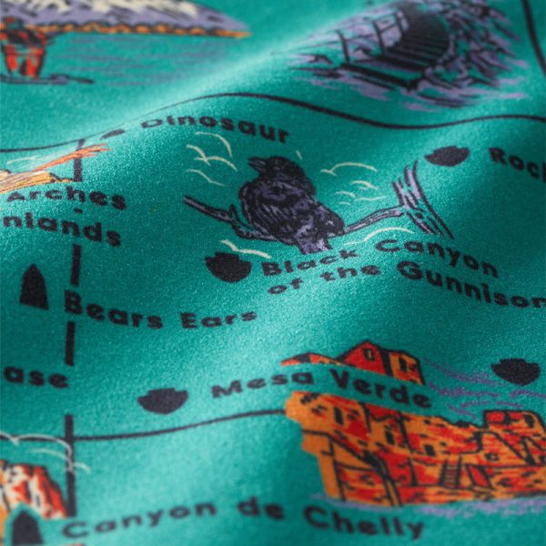 Ultralight Towel: National Parks and Monuments Map Online now - Image 2