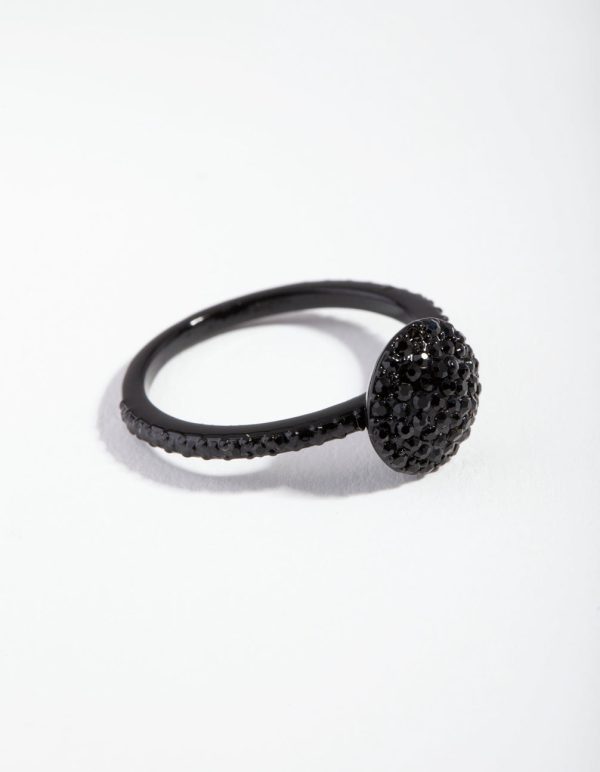 Diamante Round Lolly Ring Online now