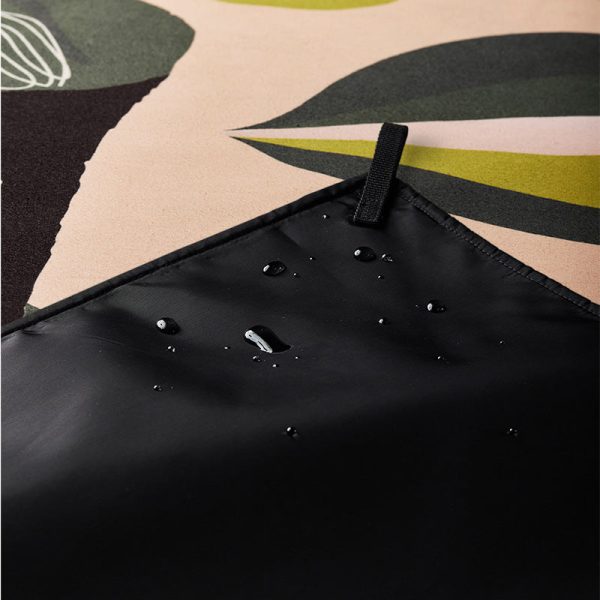Festival Blanket: Monstera Green Pink Discount - Image 2