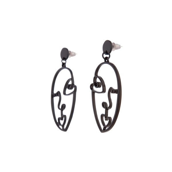 Black Artist Inspired Face Earrings Online - Image 2
