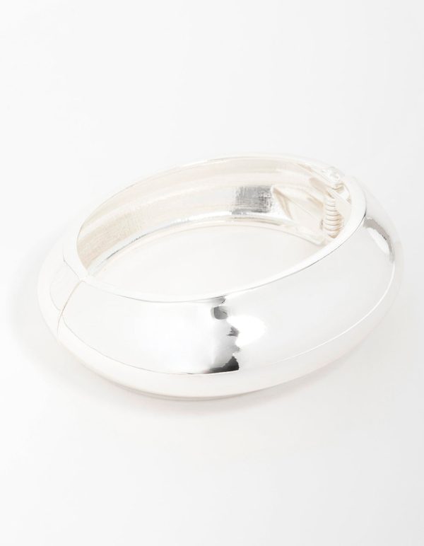 Silver Wide Wrist Cuff Supply