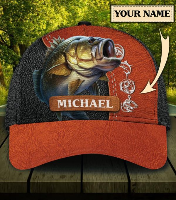 Personalized Fishing Classic Cap, Personalized Gift for Fishing Lovers - CP107PS on Sale