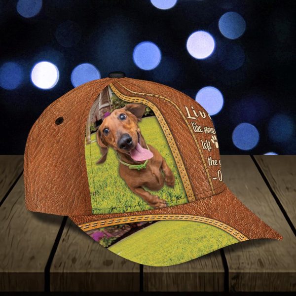 Personalized Dachshund Classic Cap, Personalized Gift for Dachshund Lovers - CP911PS on Sale - Image 3