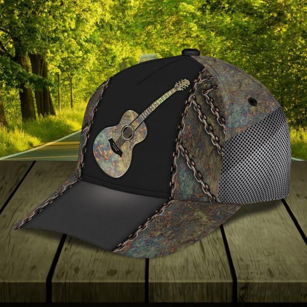Guitar Classic Cap, Gift for Music Lovers, Guitar Lovers - CP2827PA Hot on Sale - Image 4
