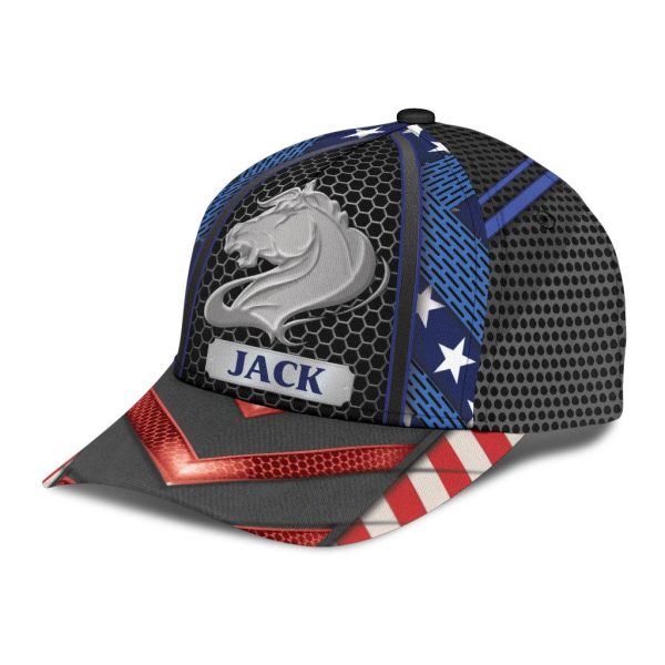 Personalized Horse Classic Cap, Personalized Gift for Horse Lovers - CP316CT For Cheap - Image 4
