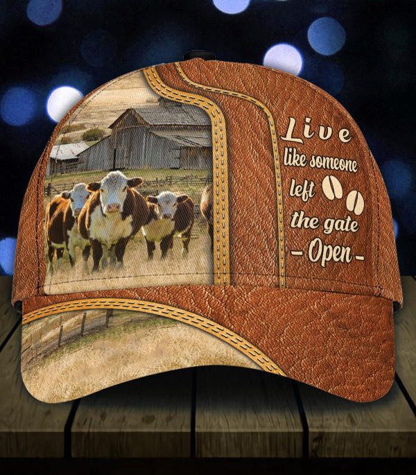 Personalized Cow Classic Cap, Personalized Gift for Farmers, Cow Lovers, Chicken Lovers - CP909PS Cheap - Image 2
