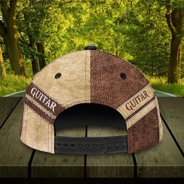 Personalized Guitar Classic Cap, Personalized Gift for Music Lovers, Guitar Lovers - CP714PS Discount - Image 4