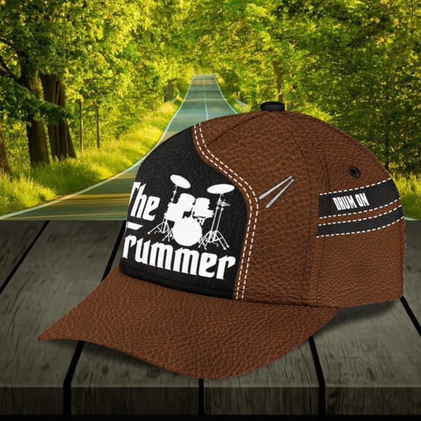 Personalized Drum Classic Cap, Personalized Gift for Music Lovers, Drum Lovers - CP1362PS Discount - Image 5
