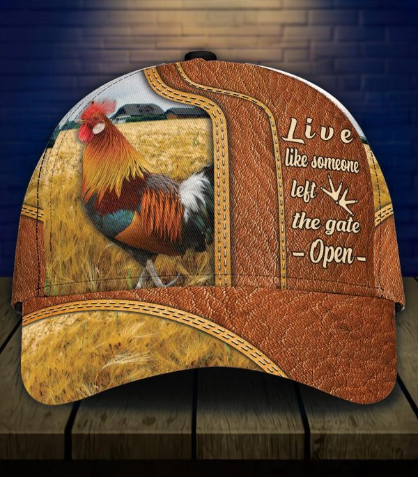 Personalized Chicken Classic Cap, Personalized Gift for Farmers, Cow Lovers, Chicken Lovers - CP908PS Sale - Image 2