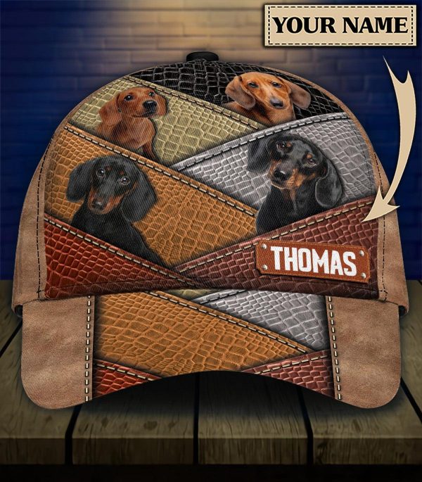 Personalized Dachshund Classic Cap, Personalized Gift for Dachshund Lovers - CP1536PS For Sale