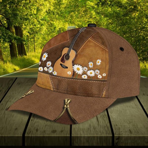 Guitar Classic Cap, Gift for Music Lovers, Guitar Lovers - CP2809PA Supply - Image 4