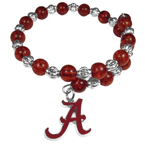 LSU Tigers Bead Memory Wire Bracelet Supply