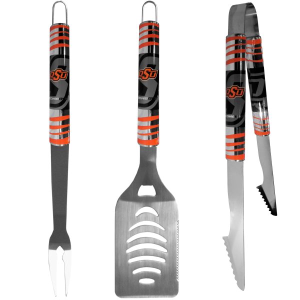 Oklahoma State Cowboys   3 pc Tailgater BBQ Set on Sale